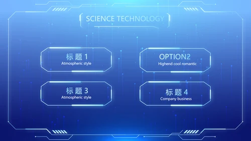 蓝色医疗科技信息化建设工作总结PPT