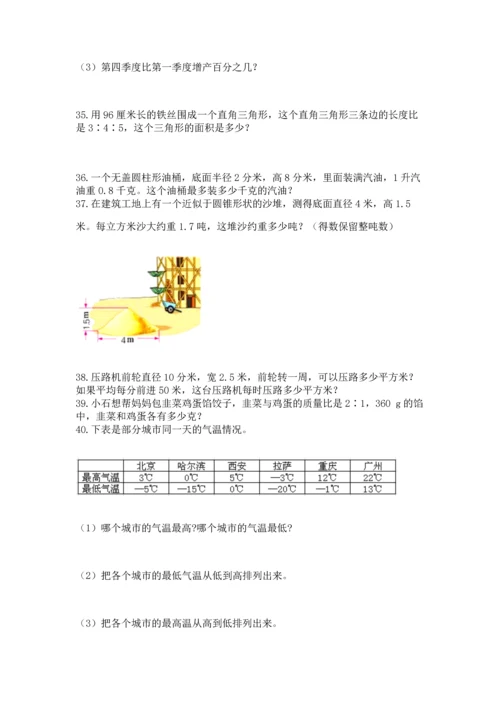 六年级小升初数学应用题50道及完整答案（网校专用）.docx