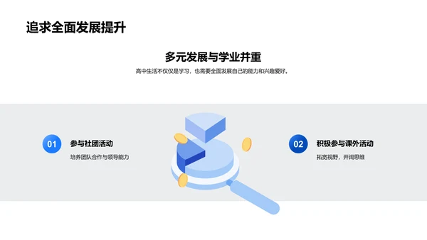 高中生活全方位探索PPT模板