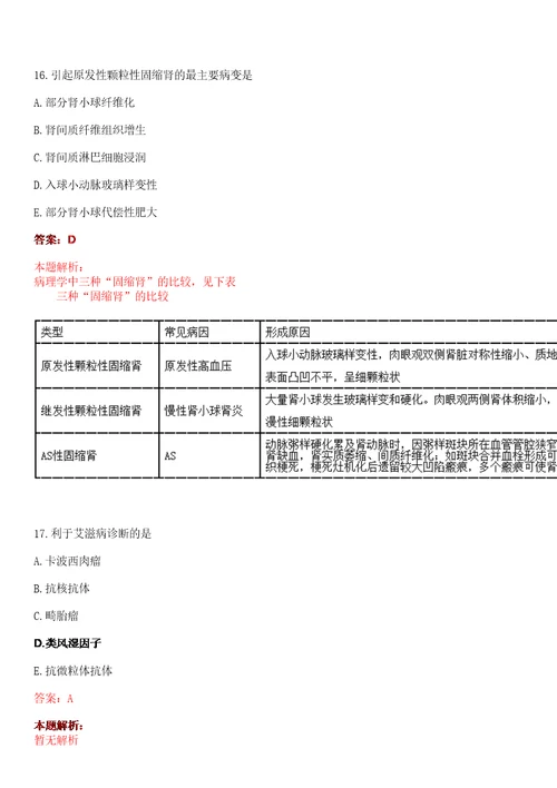 2023年苏州市广济医院高校医学专业毕业生招聘考试历年高频考点试题含答案解析