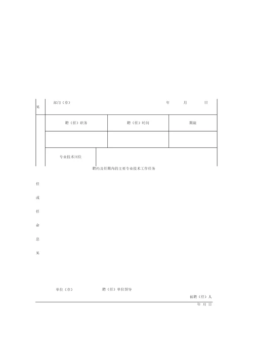 正规大中专院校毕业生见习(考核)期满考核合格确认起点专业1技术职务审批表A.