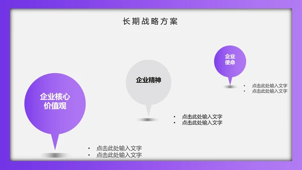 紫色渐变质感通用PPT商业计划书