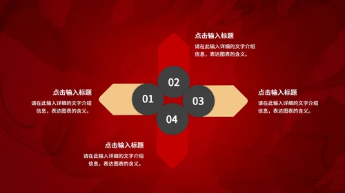 火红年会企业宣PPT模板