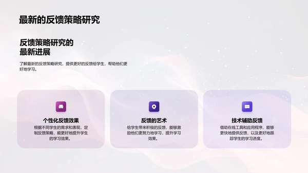 教学反馈助力学习PPT模板