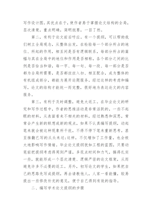学术论文提纲.docx