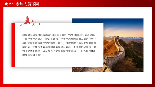 党建党员干部党课小课堂分享民主生活会和组织生活会区别PPT