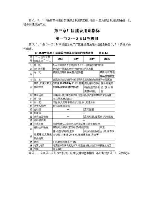 电力工程项目建设用地指标