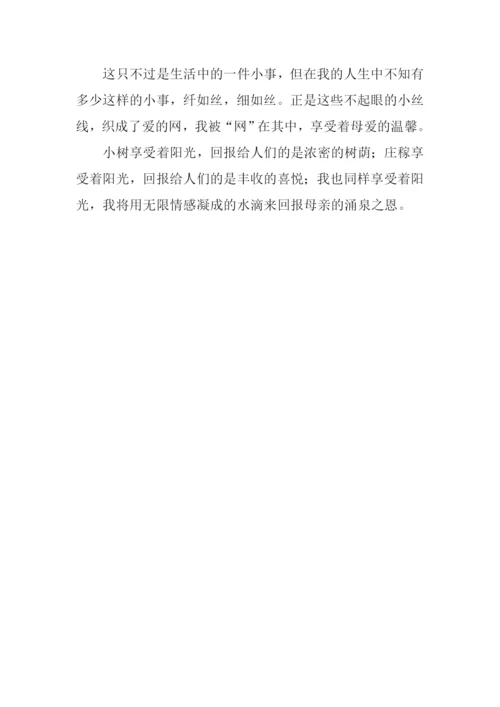 一生走不出您浓浓的爱作文700字.docx