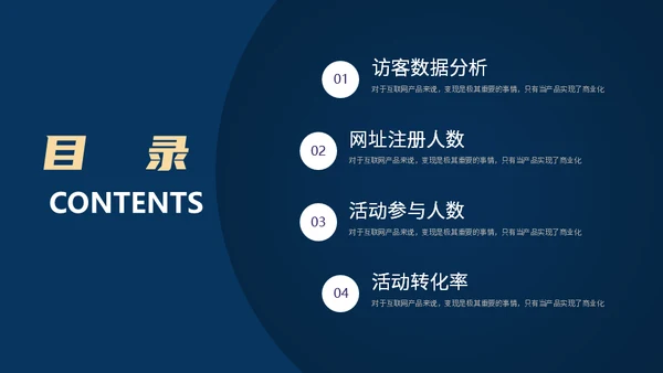 数据分析总结汇报营销通用PPT模板