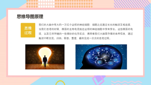 思维导图新思路通用PPT模版