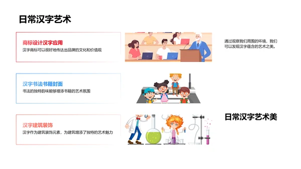 汉字美学教学PPT模板