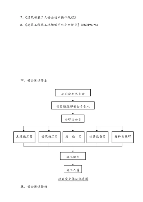 安全生产文明综合施工重点技术综合措施.docx
