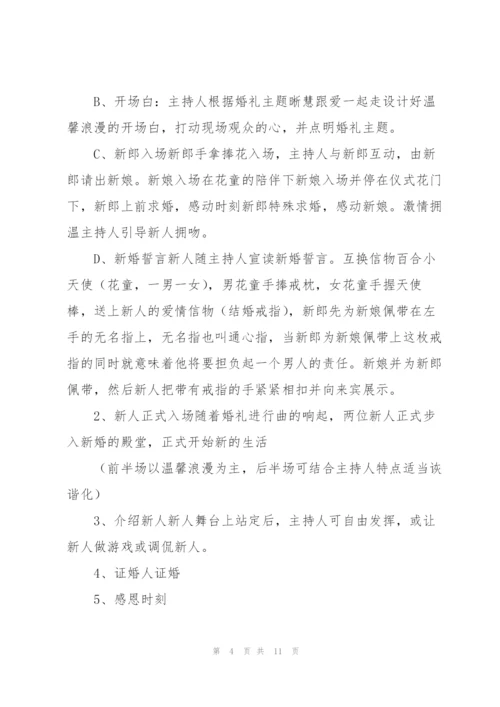 年轻人创意婚礼策划方案流程.docx