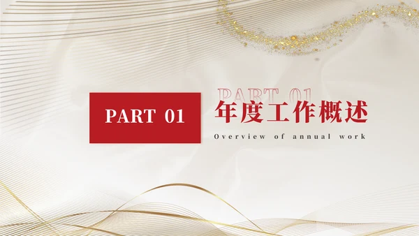 国有企业政务部门年终总结通用PPT模板