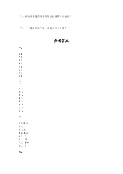 小学六年级下册数学摸底考试题及完整答案（夺冠系列）.docx