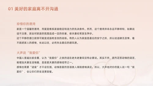 浅色梦幻风婚姻家庭沟通课程动态PPT