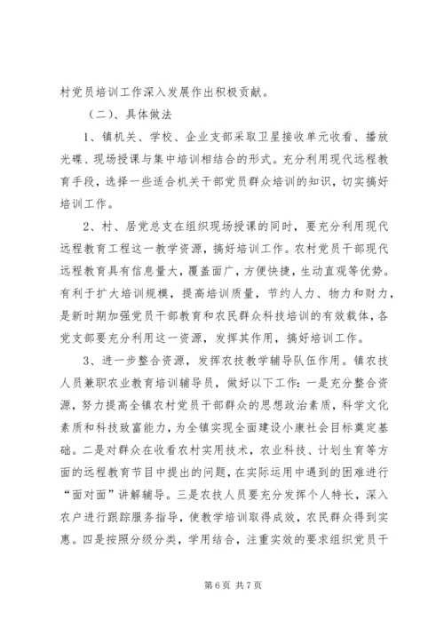 镇“夺红旗、创先进、争标兵”活动党员干部教育培训方案.docx