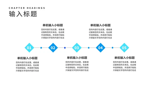 蓝色销售岗工作数据述职报告PPT模板