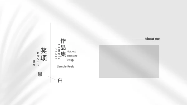 时尚创意个人作品集作品展示ppt动态模板