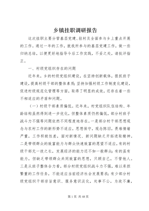 乡镇挂职调研报告.docx