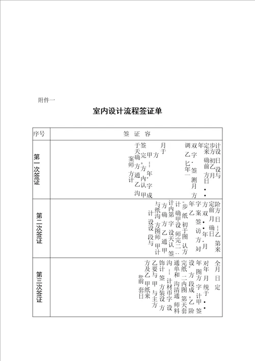 室内设计合同范本