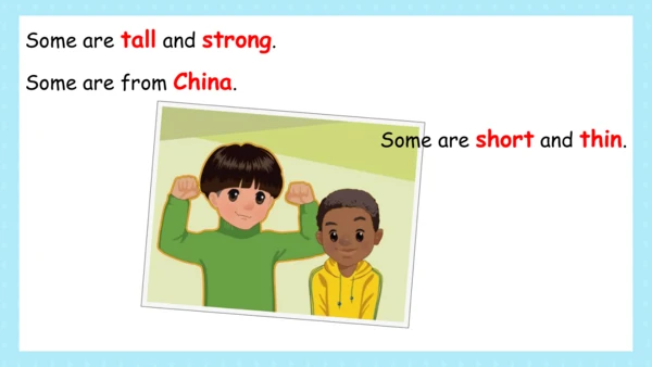 Unit 3 My friends B Let's learn 课件(共41张PPT)