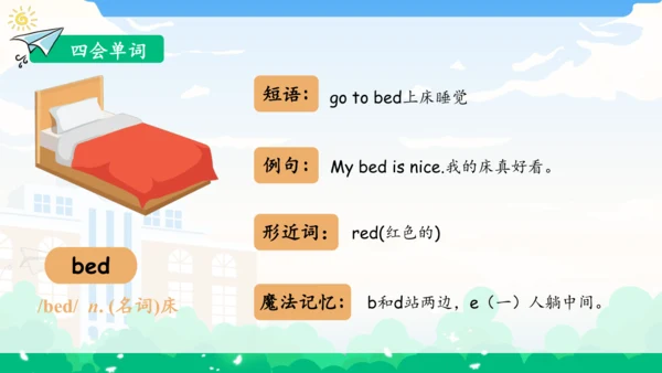 Unit 4 My home 单元复习(一)-单词词组+典型例题（共30张PPT）