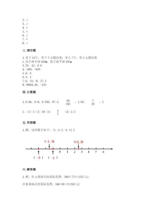 小升初六年级期末测试卷【培优】.docx