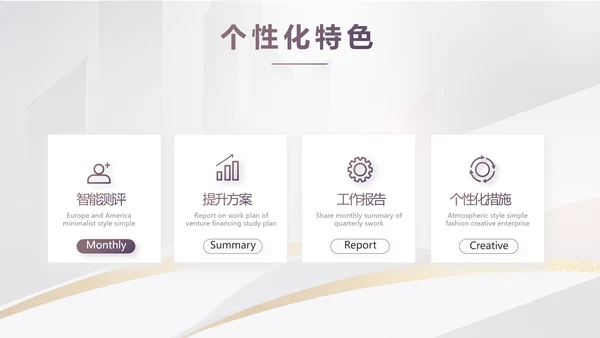 大气创意项目可行性报告动态PPT