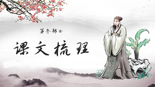 中国风简约水墨风鱼我所欲也高中九年级语文下册ppt课件九年级语文下册课件