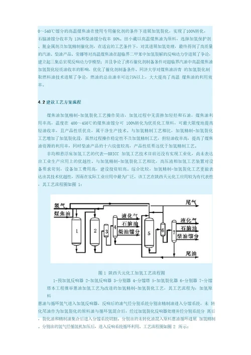 10万吨年蒽油制备清洁燃料油项目建议书