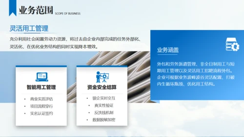 科技风人力资源公司介绍广州通用PPT模板