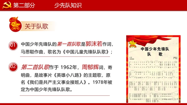 少先队红领巾少年先锋队建队日知识PPT