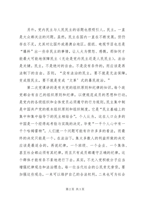 思想汇报：学习党员的义务和权利.docx