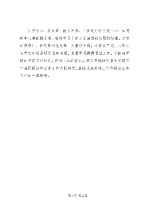 浅谈基层党建存在的问题.docx