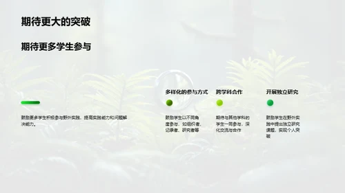 探索生物学的野外之旅