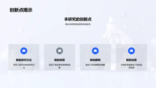 理学研究报告PPT模板
