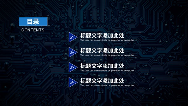 全球化智能网络科技有限公司工作汇报通用PPT模板