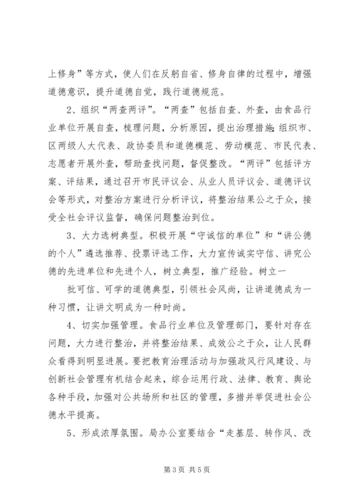 道德领域突出问题专项教育和治理活动实施方案.docx