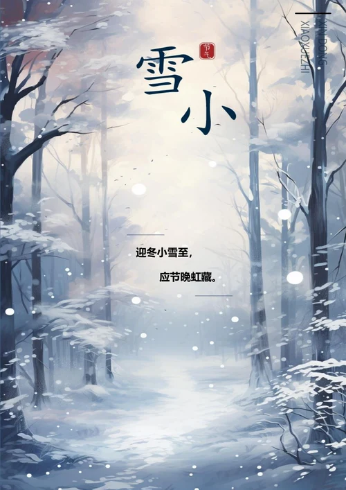 迎冬小雪至小雪海报