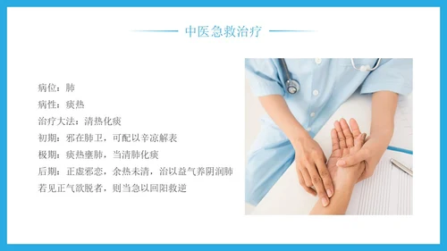 蓝色简约科技风重症肺炎医疗知识宣传PPT课件肺结核肺结节