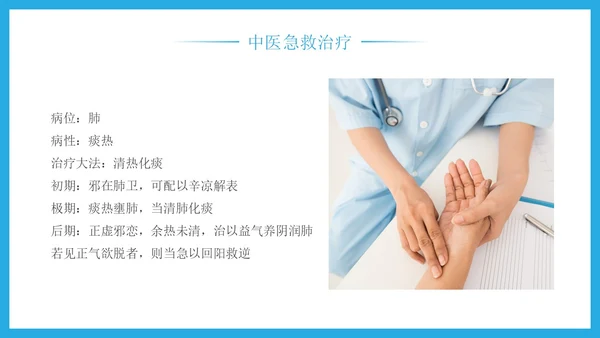 蓝色简约科技风重症肺炎医疗知识宣传PPT课件肺结核肺结节