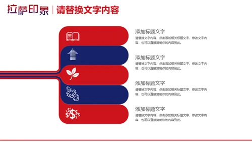 西藏布达拉营拉萨印象通用PPT模板