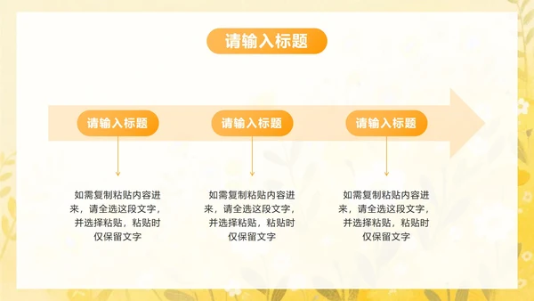 黄色小清新花卉高考考前冲刺主题班会PPT模板
