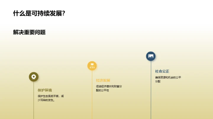 推广可持续发展理念