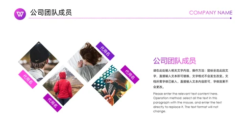 紫色神秘商业项目计划书通用PPT模板