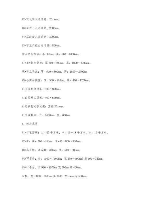 一个土建工程师应掌握的基本数据6000字.docx