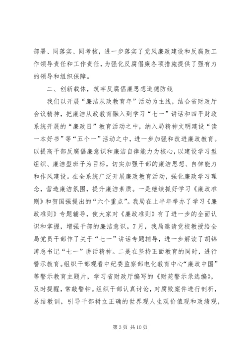 最新党风廉政建设工作汇报.docx