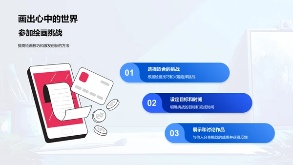 绘画技术与创意培养PPT模板
