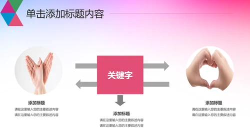 希望工程传递爱心助学PPT模板公益慈善